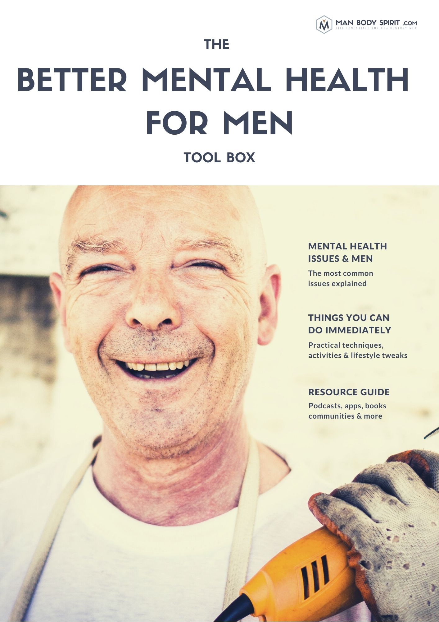 Free Guide: The Better Mental Health For Men Tool Box | Good For Men